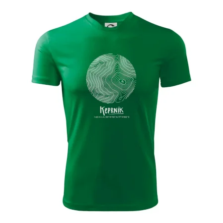 Keprník - vrstevnice v kruhu