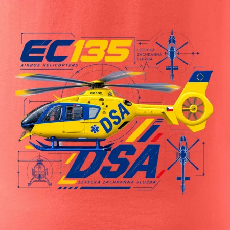 EC135 – technický motiv (DSA)
