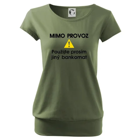Mimo provoz - použijte jiný bankomat