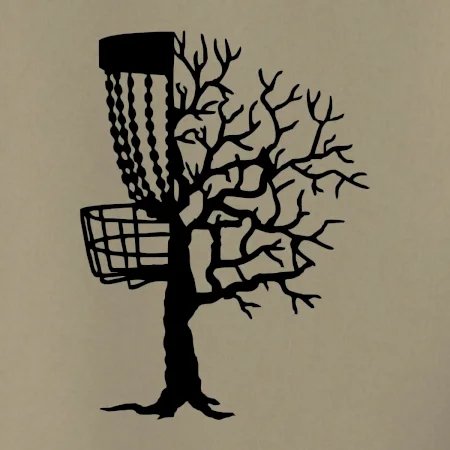 Disc golf pozor strom