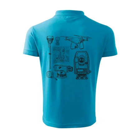 Geodet teodolit dron