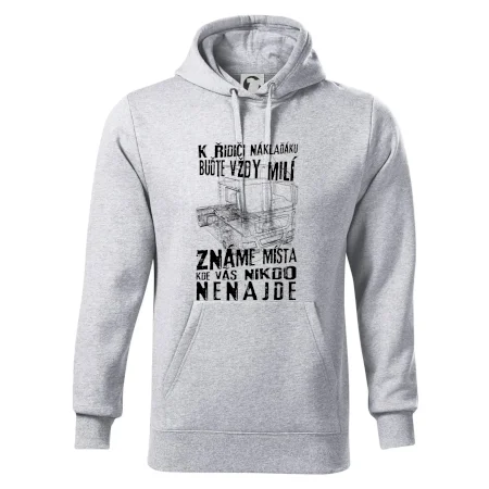 K řidiči náklaďáku buďte vždy milý