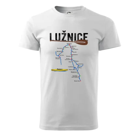 Mapa řeky Lužnice