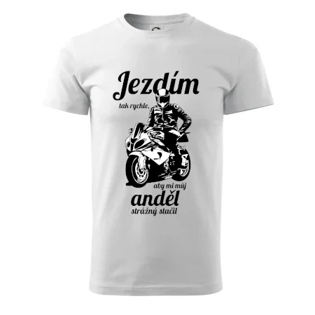 Silniční motorka - jezdím tak rychle, aby mi můj anděl strážný stačil