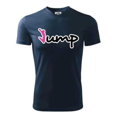 Jump - nápis a panáček