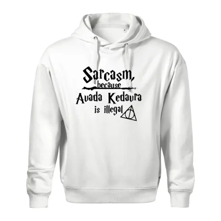 Harry - Sarcasm, because Avada Kedavra is illegal