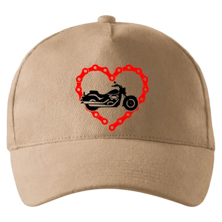 Moto srdce řetěz - chopper
