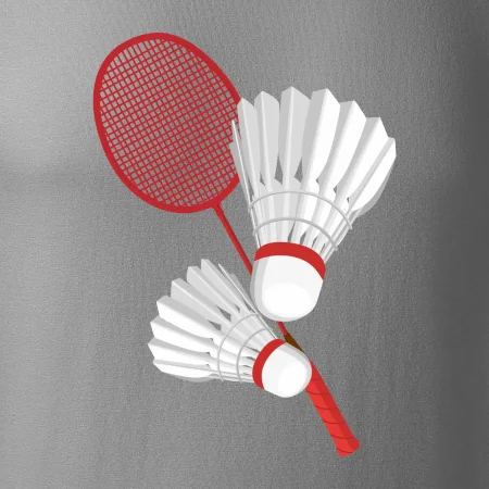 Badminton - pálka a košík