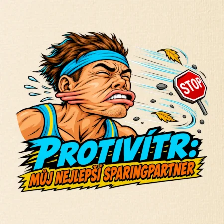 Běžecký protivítr můj sparingpartner
