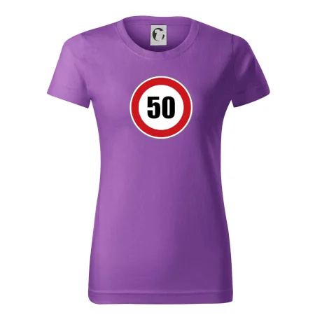 Dopravní značka - omezení rychlosti 50