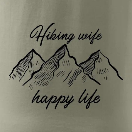Hiking wife happy life