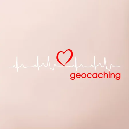 Moje srdce bije pro Geocaching -text
