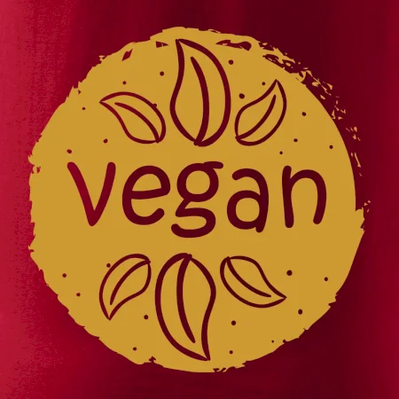 Vegan hnědá kruh