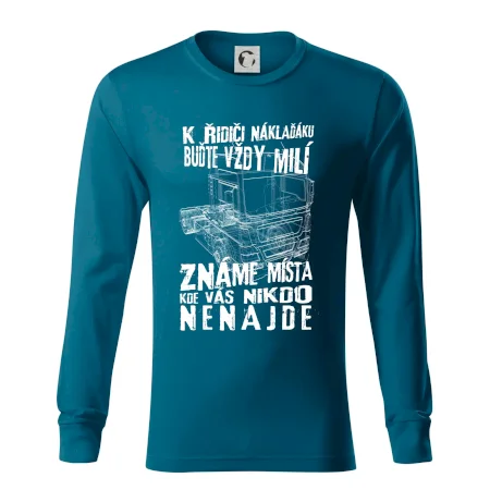 K řidiči náklaďáku buďte vždy milý