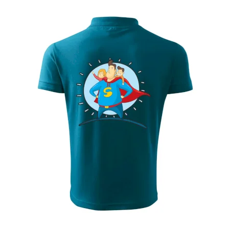 Táta superman - holka a kluk