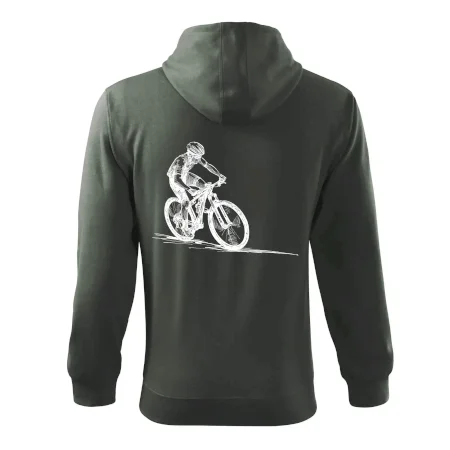 MTB kreslený cyklista