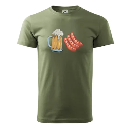 Pivo a klobása