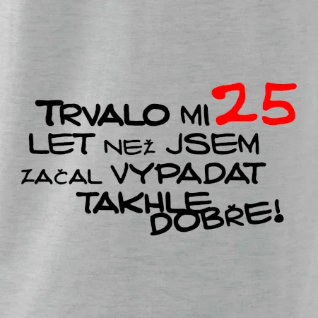 Trvalo mi 25 let než jsem začal vypadat takhle dobře