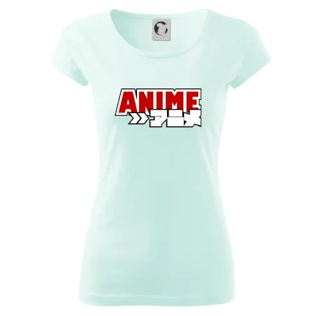 Anime nápis červený