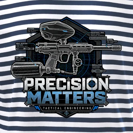 Technický nákres precision matters paintball