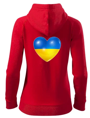 Ukrajina srdce vlajka