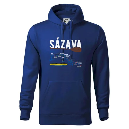 Mapa řeky Sázavy