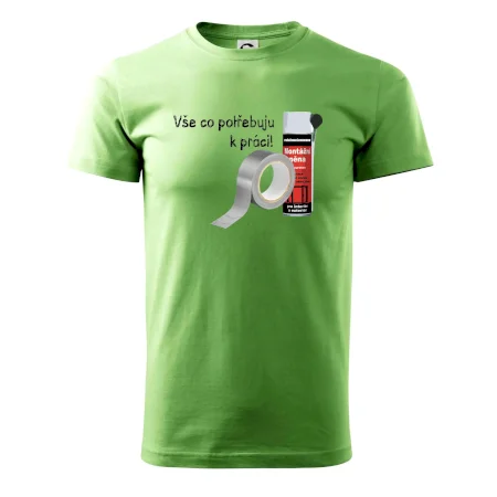 Pěna  a páska - vše co potřebuji k práci