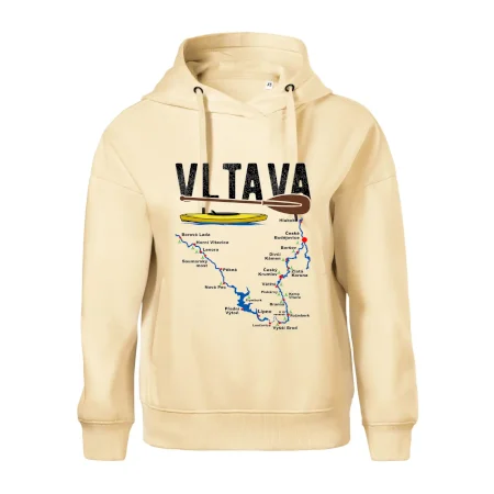 Mapa řeky Vltavy