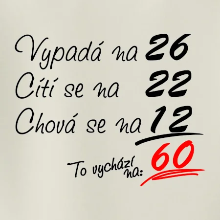 Vypadá, cítí se, chová se - 60 let