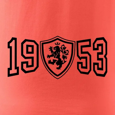 Narozeninový motiv - znak - 1953