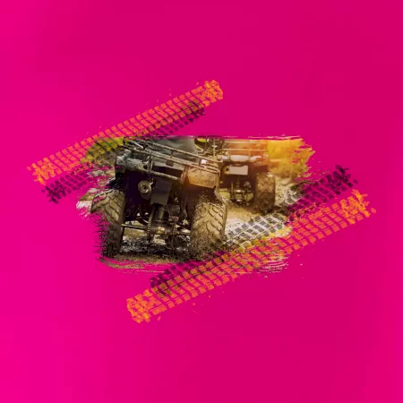 ATV čtyřkolka v bahně