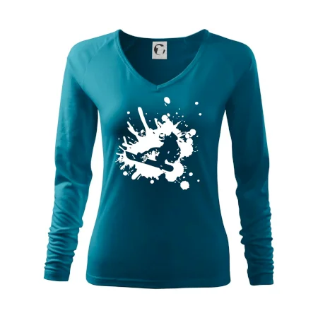 Snowboard splash