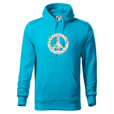 Peace and love symbol