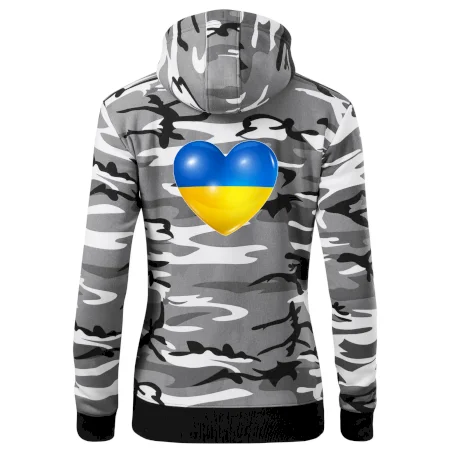 Ukrajina srdce vlajka