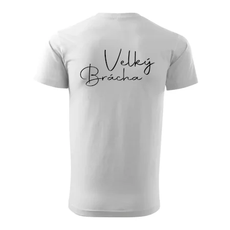 Velký brácha - nápis na zádech