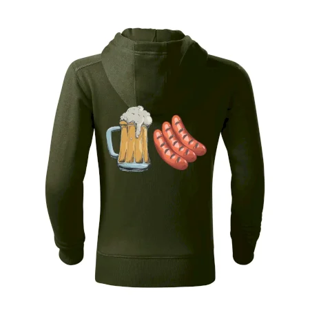 Pivo a klobása