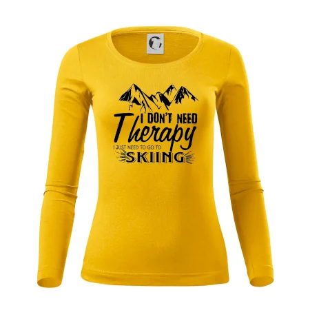 I dont need therapy - Skiing