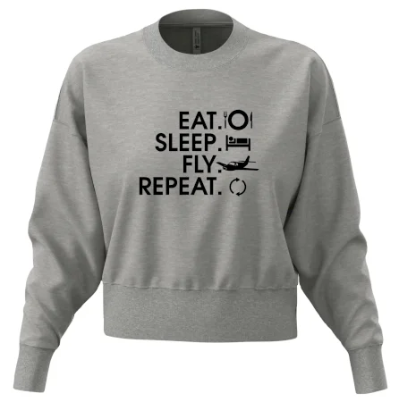 Eat sleep fly repeat