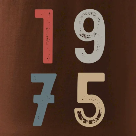 Vintage číslice 1975