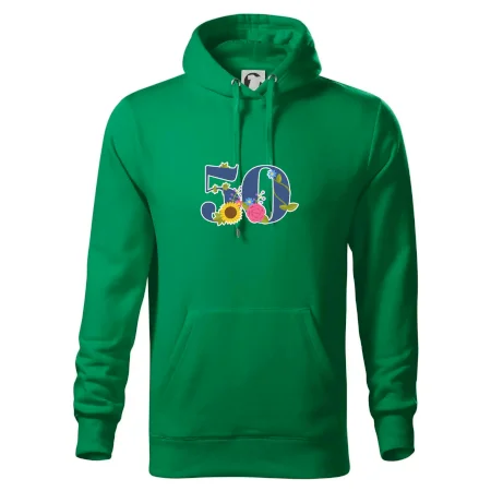 Květinové číslo kreslené - 50
