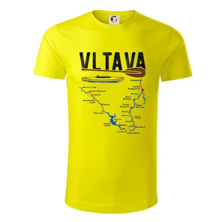 Mapa řeky Vltavy