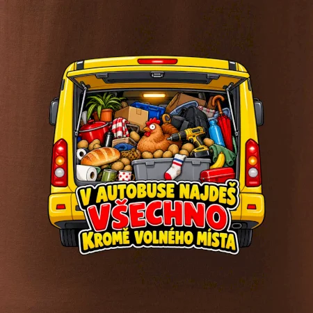 V autobuse najdeš všechno kromě volného místa