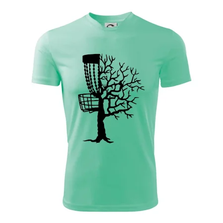 Disc golf pozor strom