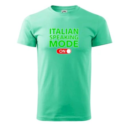 Italian speaking mode - ON