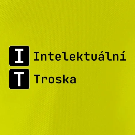 IT Nápis Intelektuální Troska