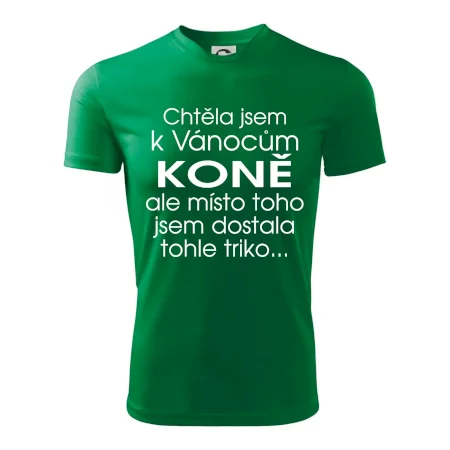 Chtěla jsem k Vánocům koně