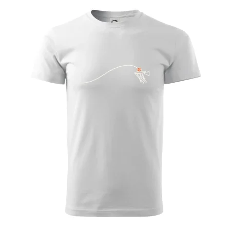 Minimalistická trajektorie míče do koše