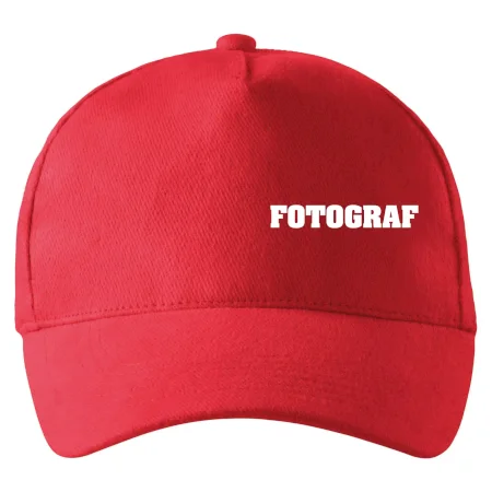Novinář nápis - Fotograf