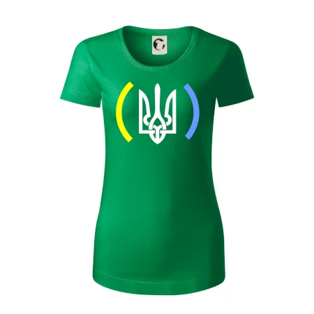 Ukrajina trojzubec s barvami