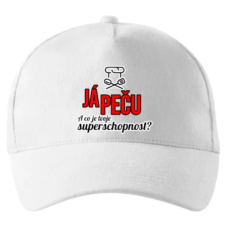 Já peču - tvoje superschopnost? rovný nápis
